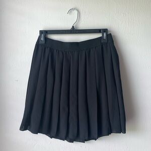 Cute Black Pleated Skirt
